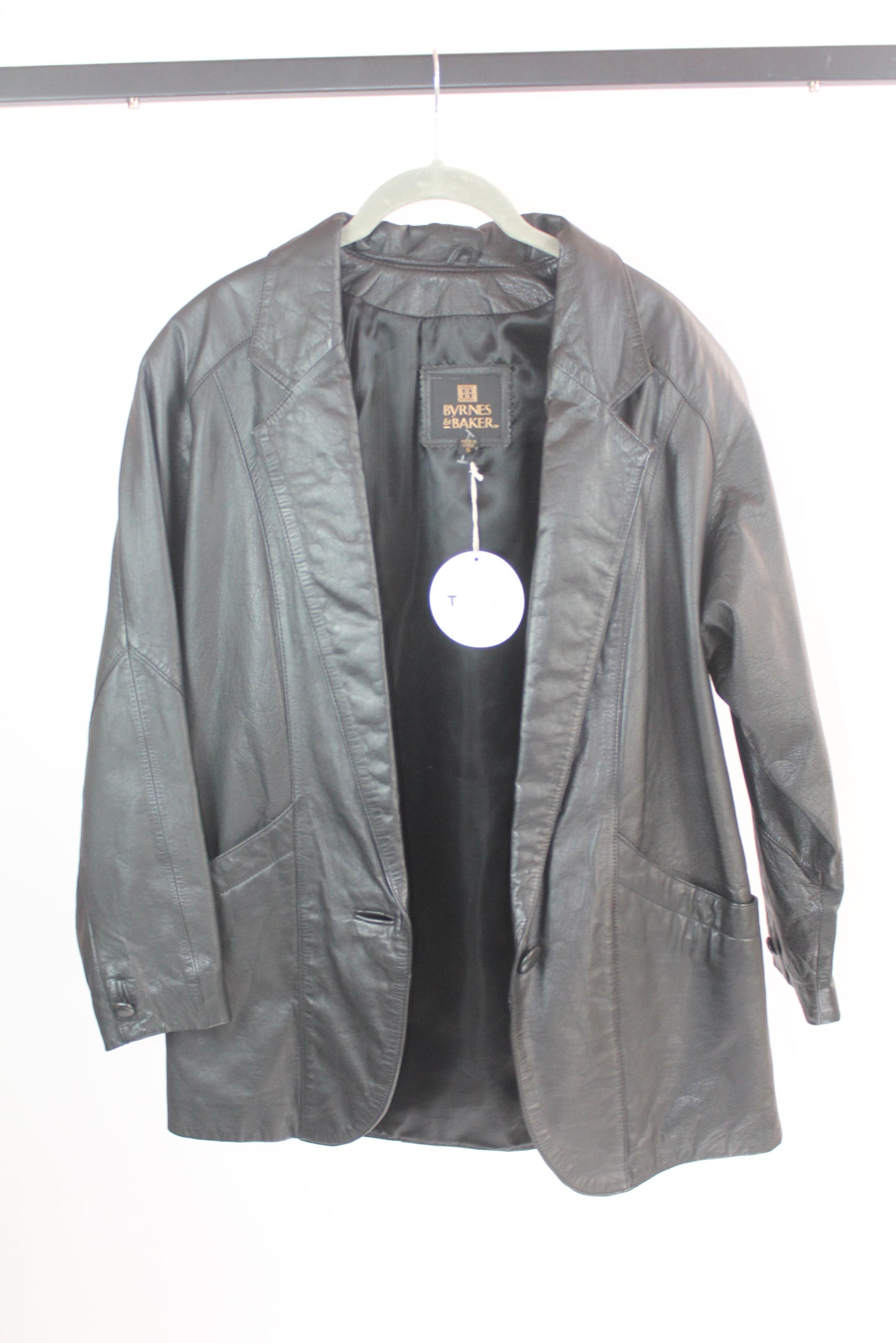 Women's Byrnes and Blaker Vintage Leather Blazer Size XS