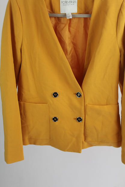 Women's Forever 21 Yellow Blazer Size Medium