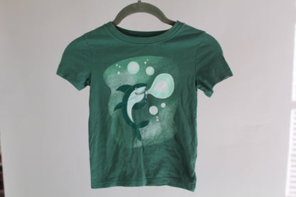 Boys Cat & Jack Green T-Shirt Size 4T