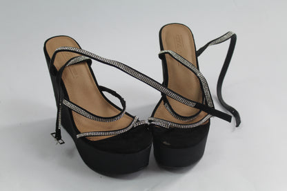 Women's Black Asos Formal Wedges Size 4 - Sold As Is