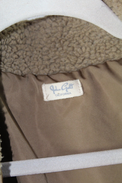 Women's Brown Teddy Jacket Coat John Galt One Size (S-L)