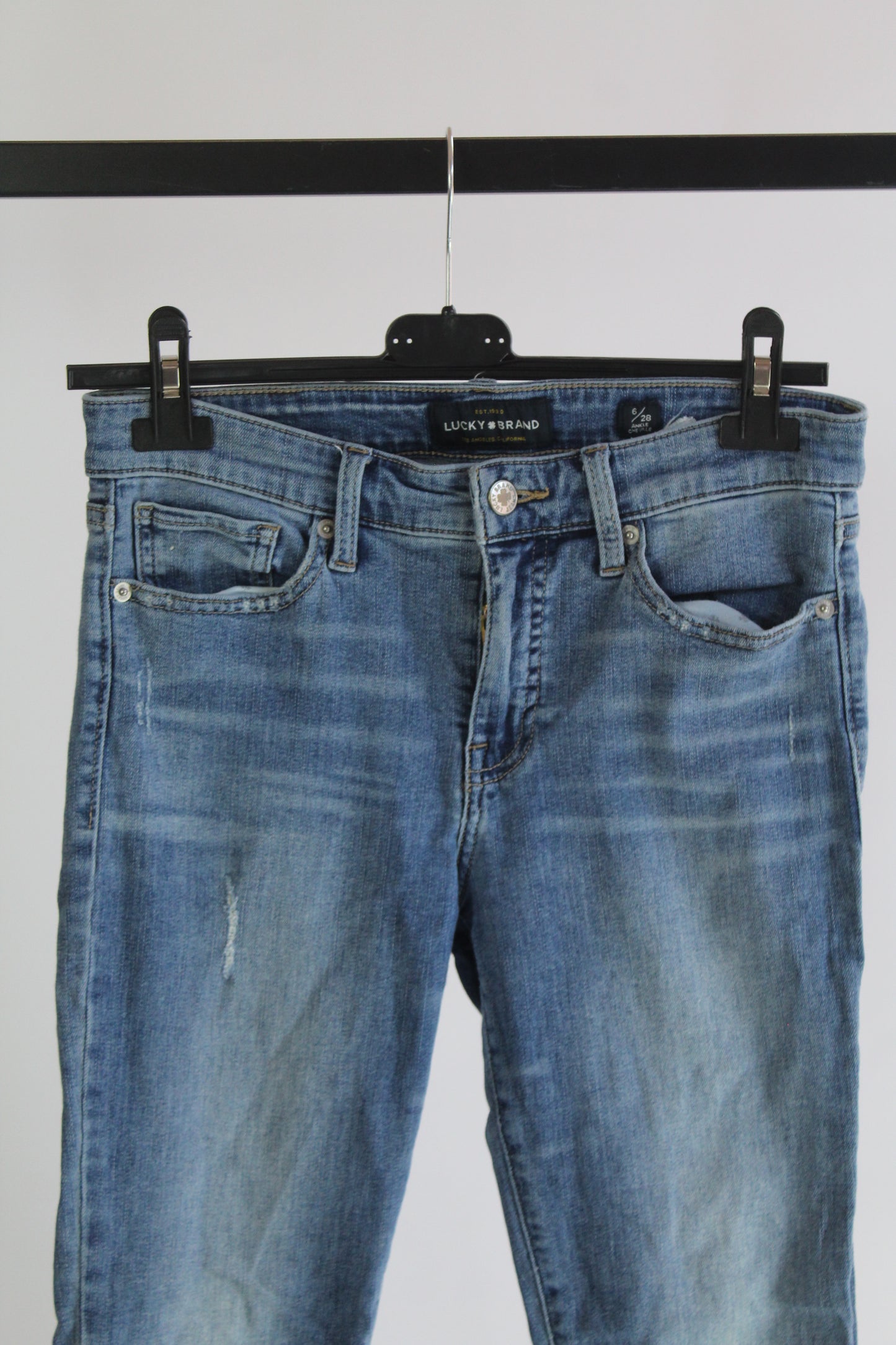 Lucky Brand Ava Skinny Light Wash Ankle Jeans Women's Size 6/28