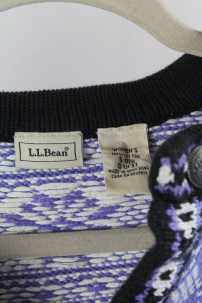 Women's Vintage LL Bean Blue Sweater Size Small