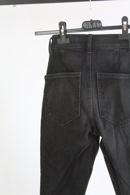 Express Women's Black Denim Ankle Legging High Rise Size 00R