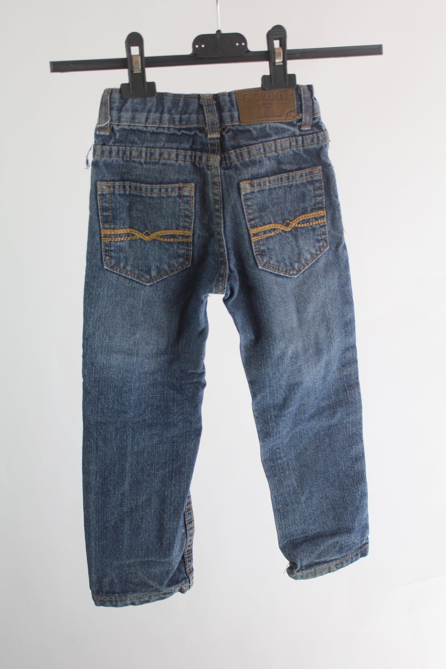 Boys Dark Wash Gioberto Jeans Size 4