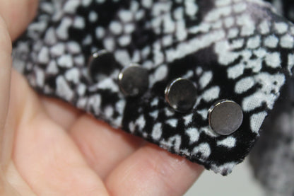 Grey/Black Women's River Island Snake Print Mini Dress Size 6