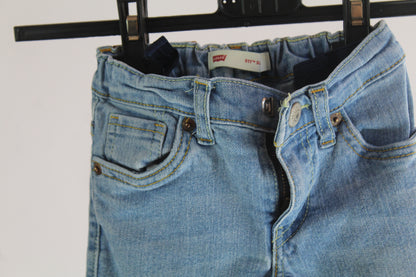 Boys Levi's Light Wash 511 Straight Leg Denim Size 4 Regular