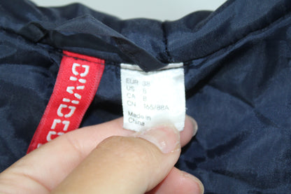Women's Divided Blue Puffer Coat Size 8