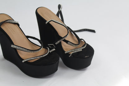 Women's Black Asos Formal Wedges Size 4 - Sold As Is