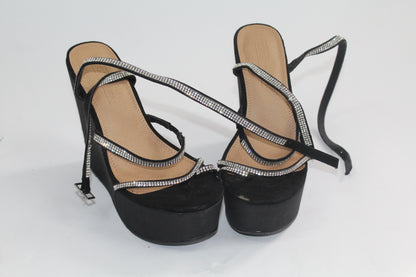 Women's Black Asos Formal Wedges Size 4 - Sold As Is