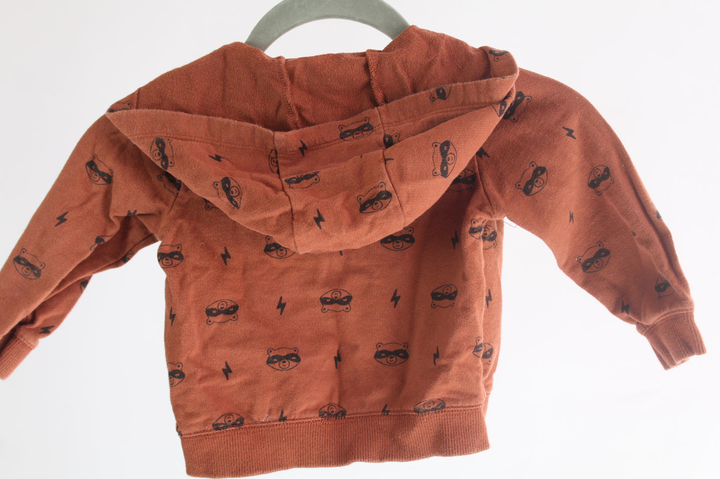 Boys Baby Carter’s Racoon Zip-Up Hoodie – Size 18M