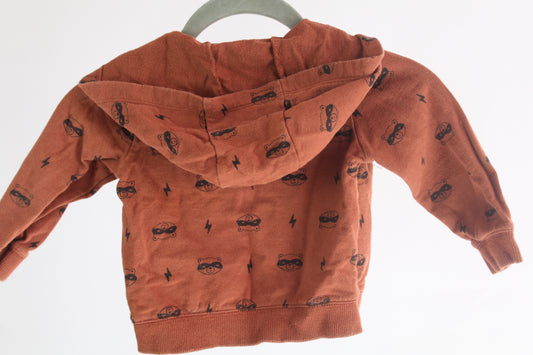 Boys Baby Carter’s Racoon Zip-Up Hoodie – Size 18M