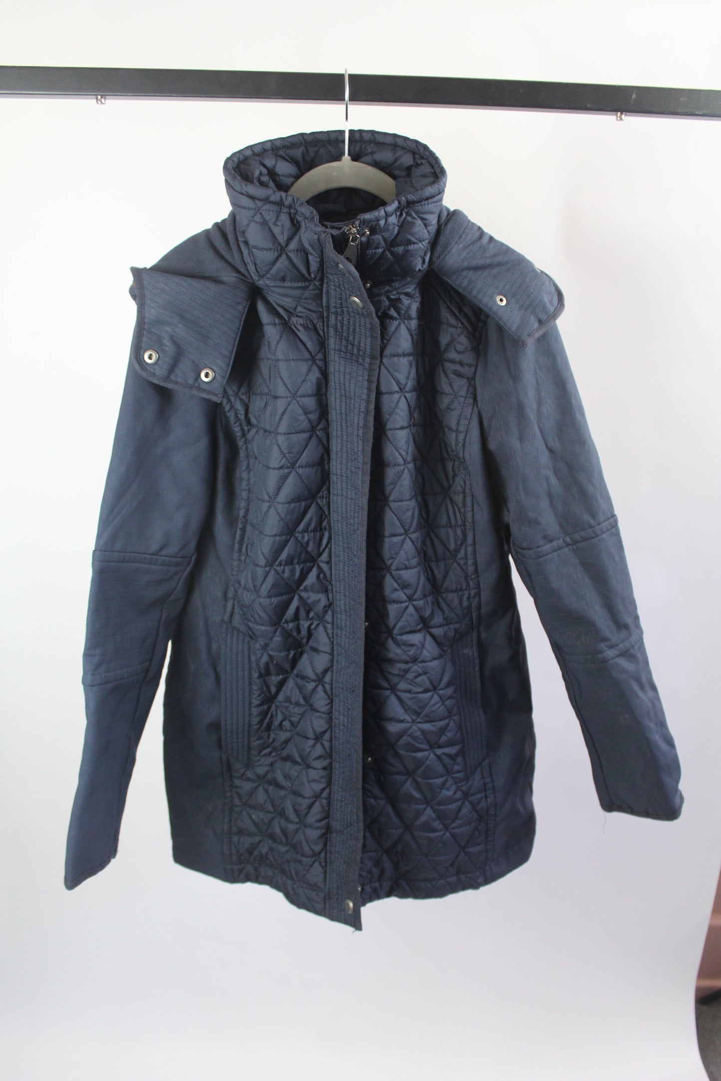 Women's Blue Puffer Jacket Marc Jacobs Size Medium