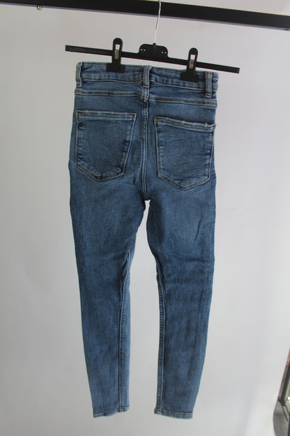 Zara Women's Medium Wash Denim Skinny Jeans Size 2