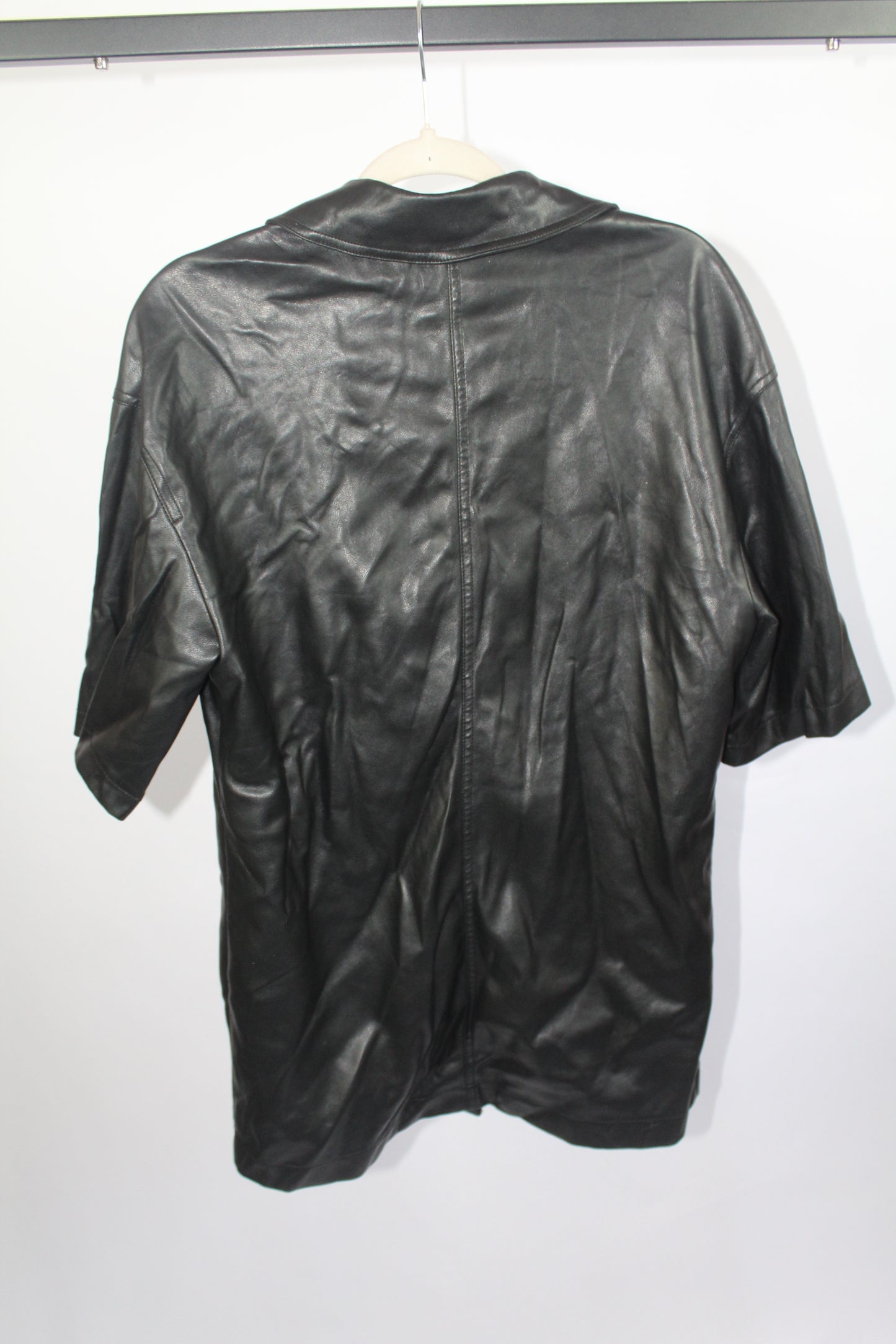 7 for Man Kind Women's Black Pleather Dress Size Medium
