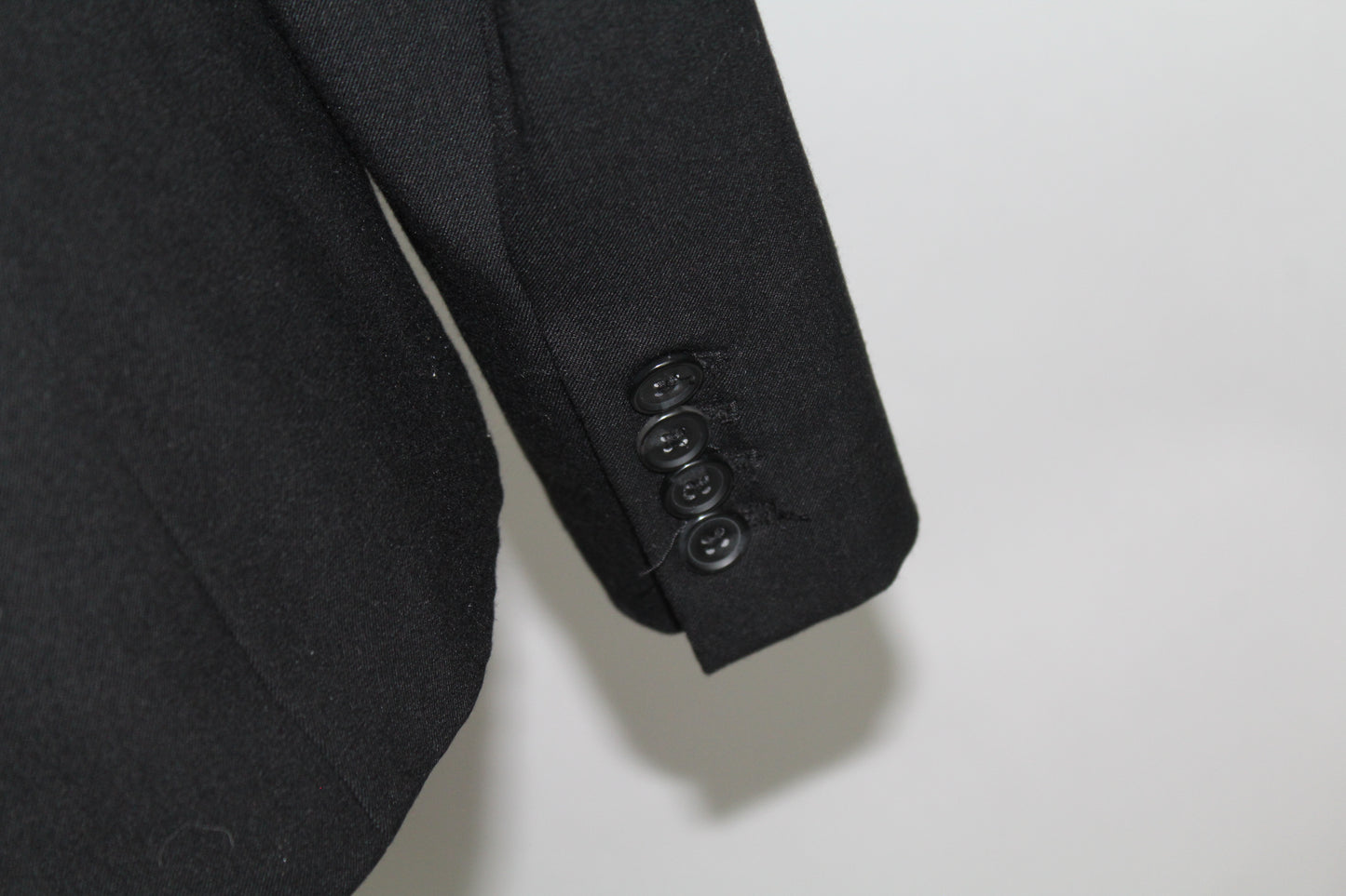 Women’s Lena Gabrielle Black Satin Blazer Top Vintage – Size 8