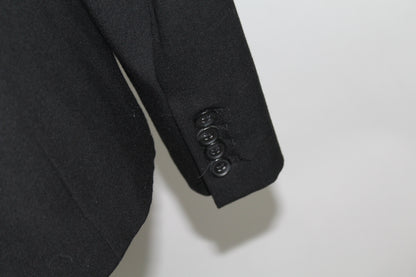 Women’s Lena Gabrielle Black Satin Blazer Top Vintage – Size 8