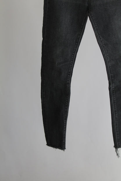 Zara Women's Black Dark Wash Skinny Jeans Size 2