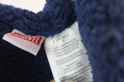 Boys Grey/Blue Marvel Spiderman Zip-Up Hoodie Size 5