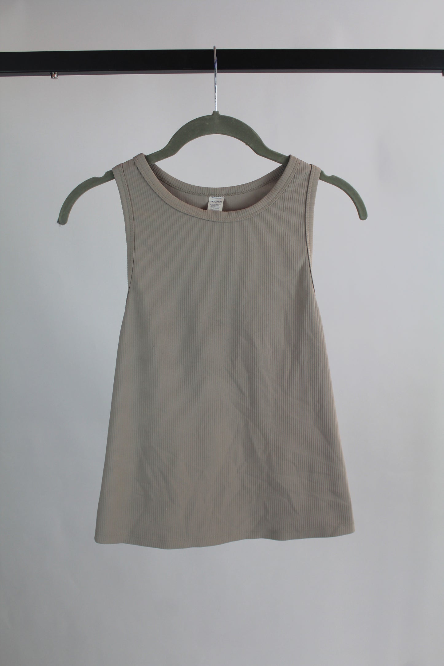 Women's Athletic Jockey Tan Top Size Medium