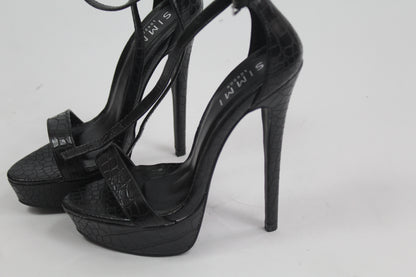 Women's Black Simmi London Heels Size 4 US 8.5