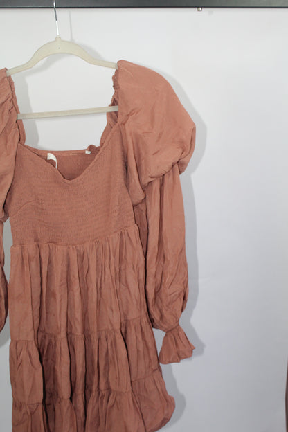 Women's Mustard Seed Skort Dress Salmon Pink Size Medium