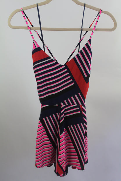 Express Women's Romper Striped Size 2