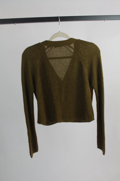 Women's Green Cardigan Size Medium