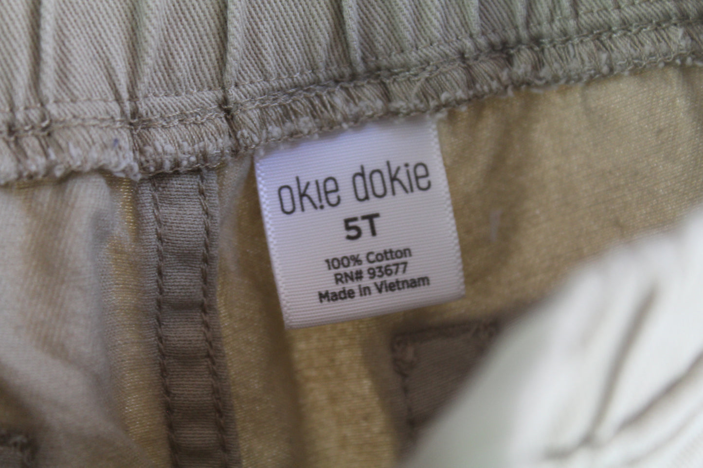 Boys Tan Okie Dokie Joggers Size 5T
