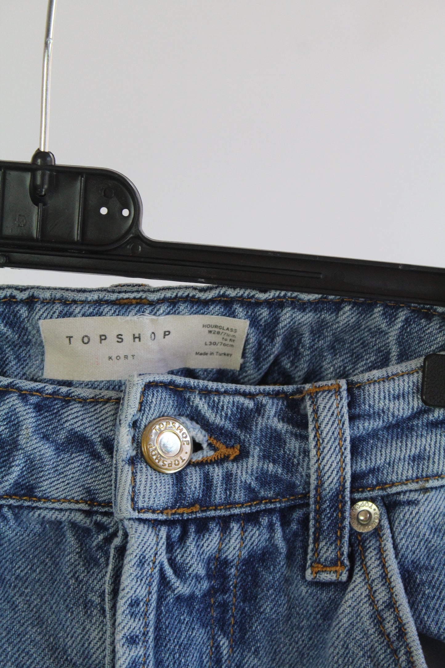 TopShop Kort Collection Medium Wash Denim Size W28 L30