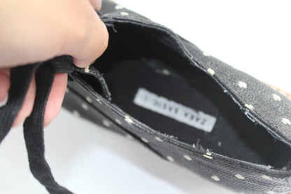 Women's Zara Striped Black/Grey Shoes Size 37