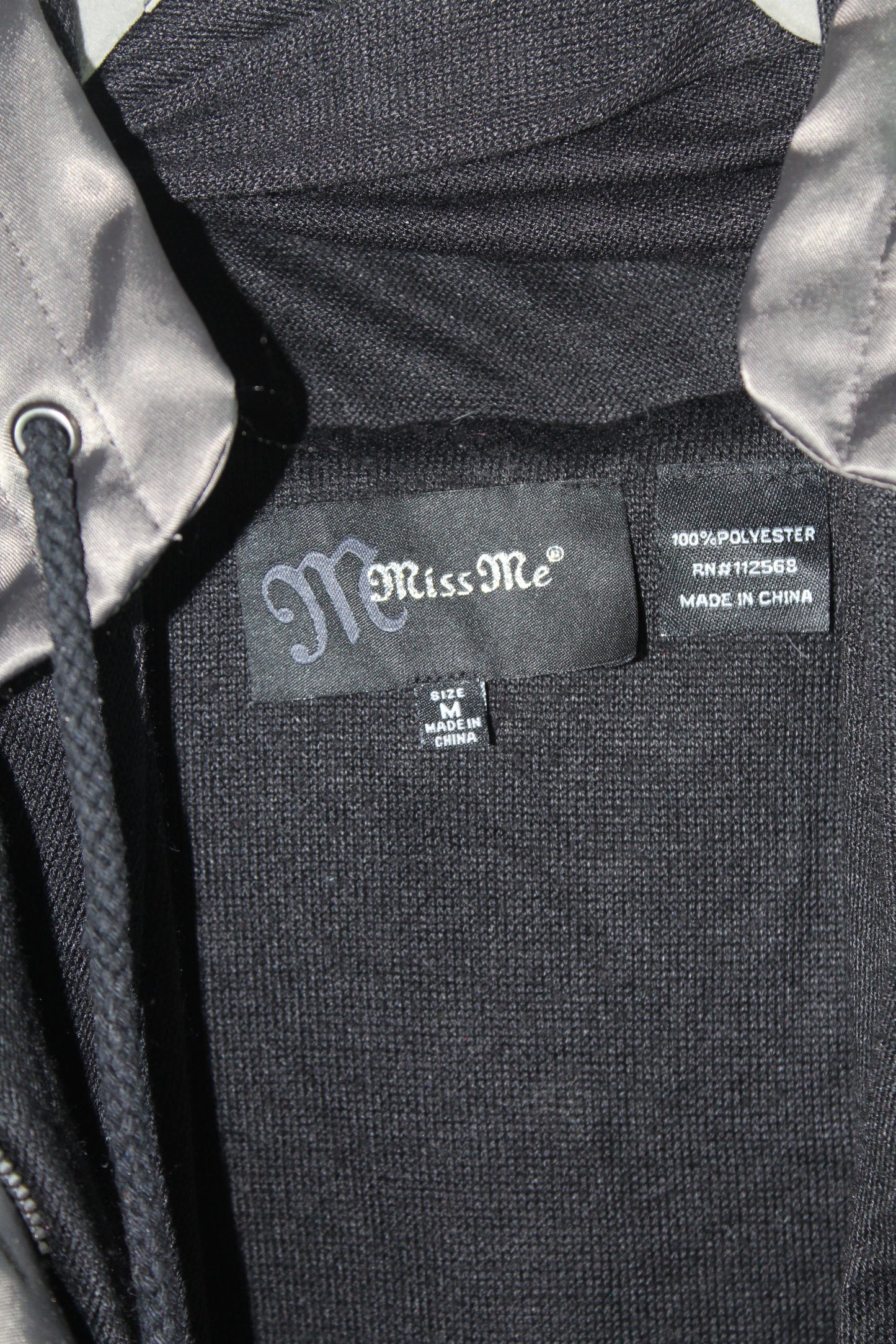 Women's Miss Me Silver Size Medium