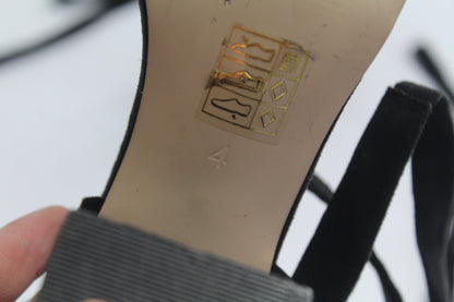 Women's Asos Black Strap Heels Size 4