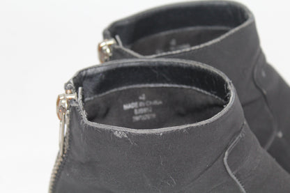 Women's Asos Black Chunk Booties Size 4