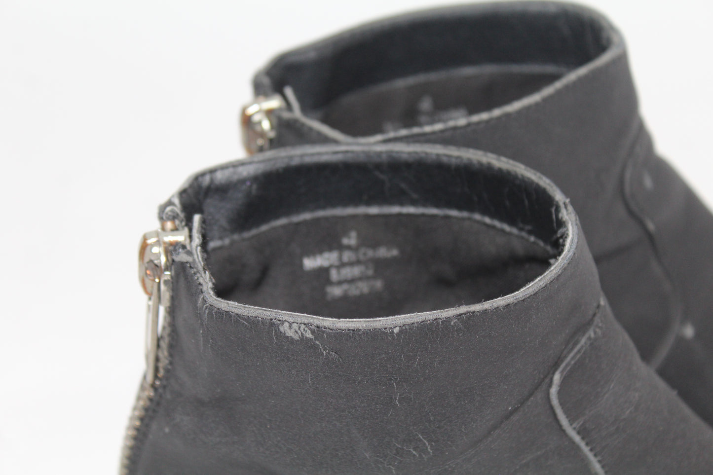 Women's Asos Black Chunk Booties Size 4