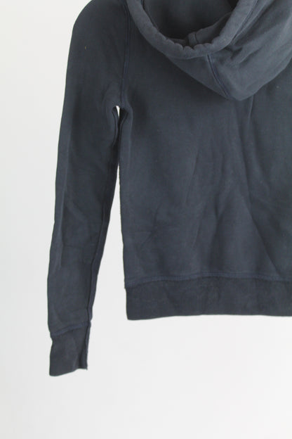 Women's Vintage Abercrombie & Fitch Blue Hoodie Size Medium