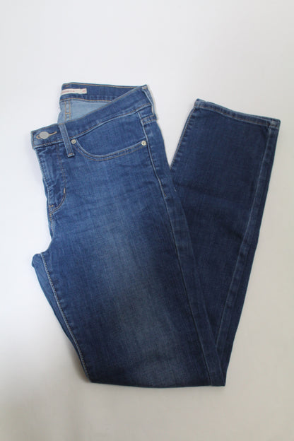 Women’s Dark Wash Slim Fit Levi's Stretch Jeans – Size 27