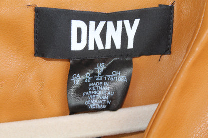 Women's DKNY NWT Pleather Midi Dress Size 12