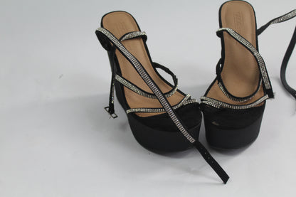 Women's Black Asos Formal Wedges Size 4 - Sold As Is