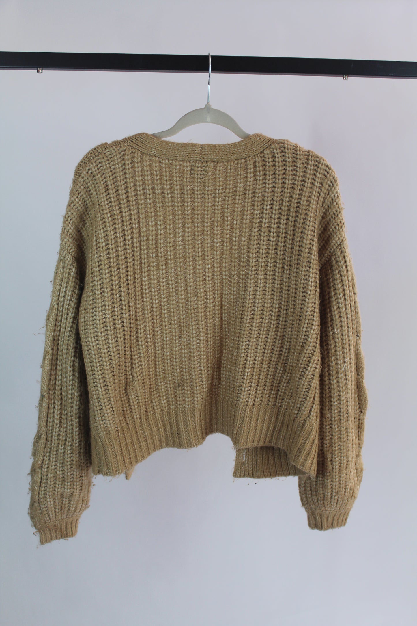 Women's A New Day Brown Knit Cardigan Size Small