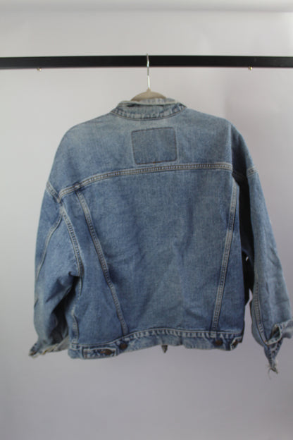 Women's Levi Denim Cropped Jacket Size Large