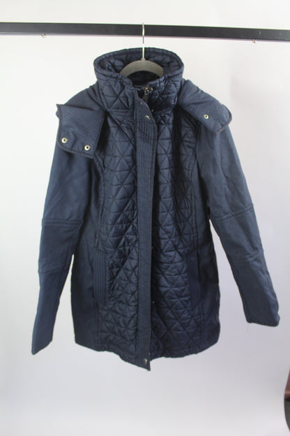Women's Blue Puffer Jacket Marc Jacobs Size Medium