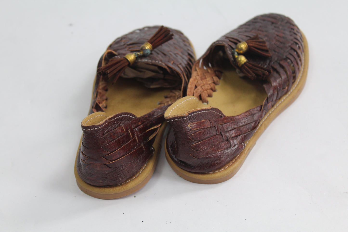 Women's Brown Leather Sandals Size 7