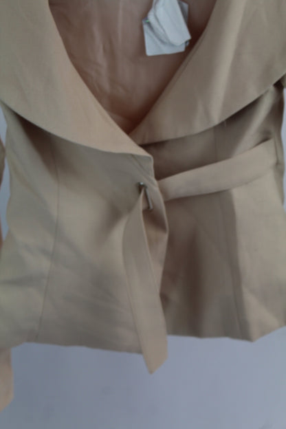 Women's Missguided Tan Blazer Size 0 - NWT