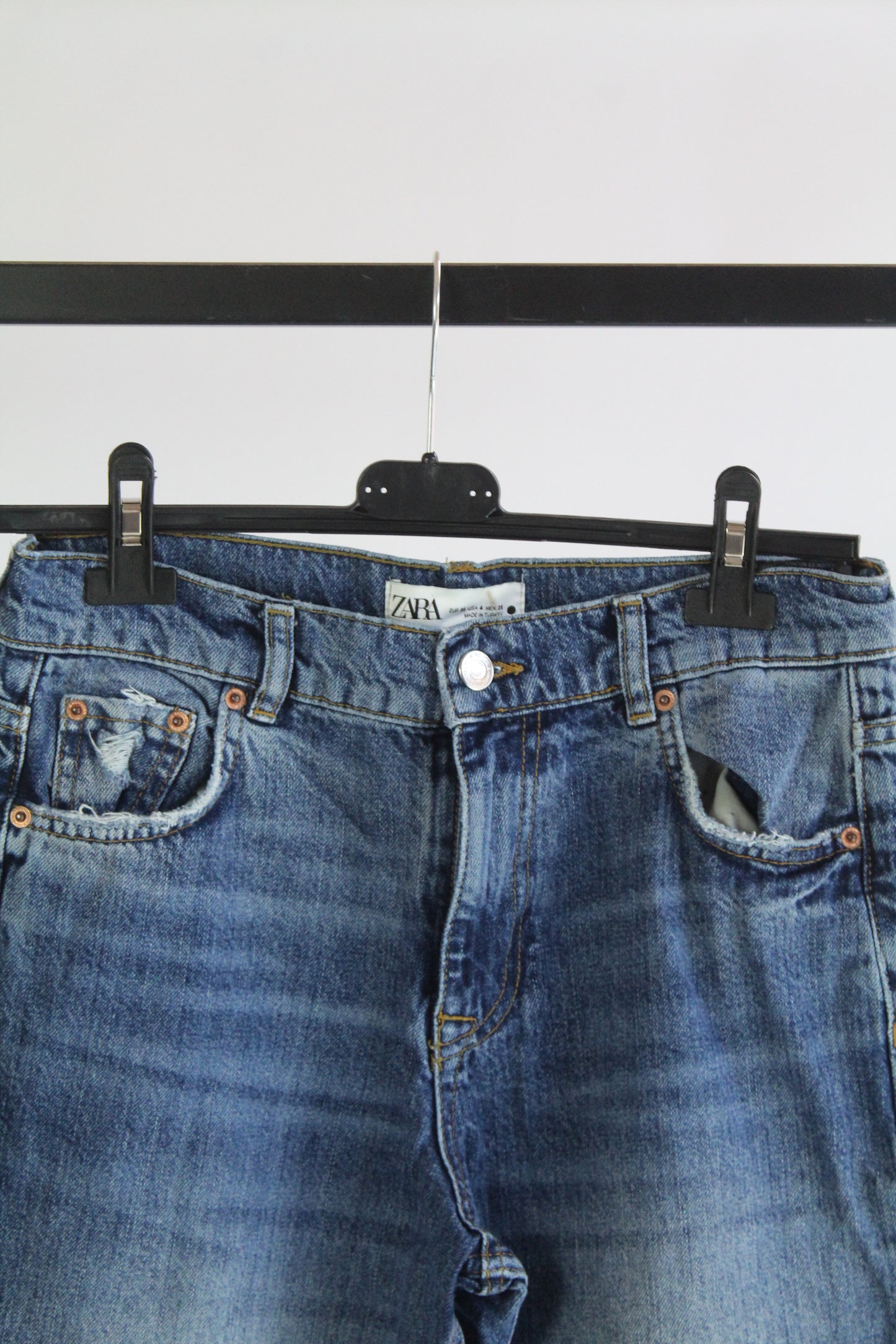 Zara Women's Flared Denim Size 4