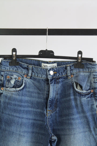 Zara Women's Flared Denim Size 4
