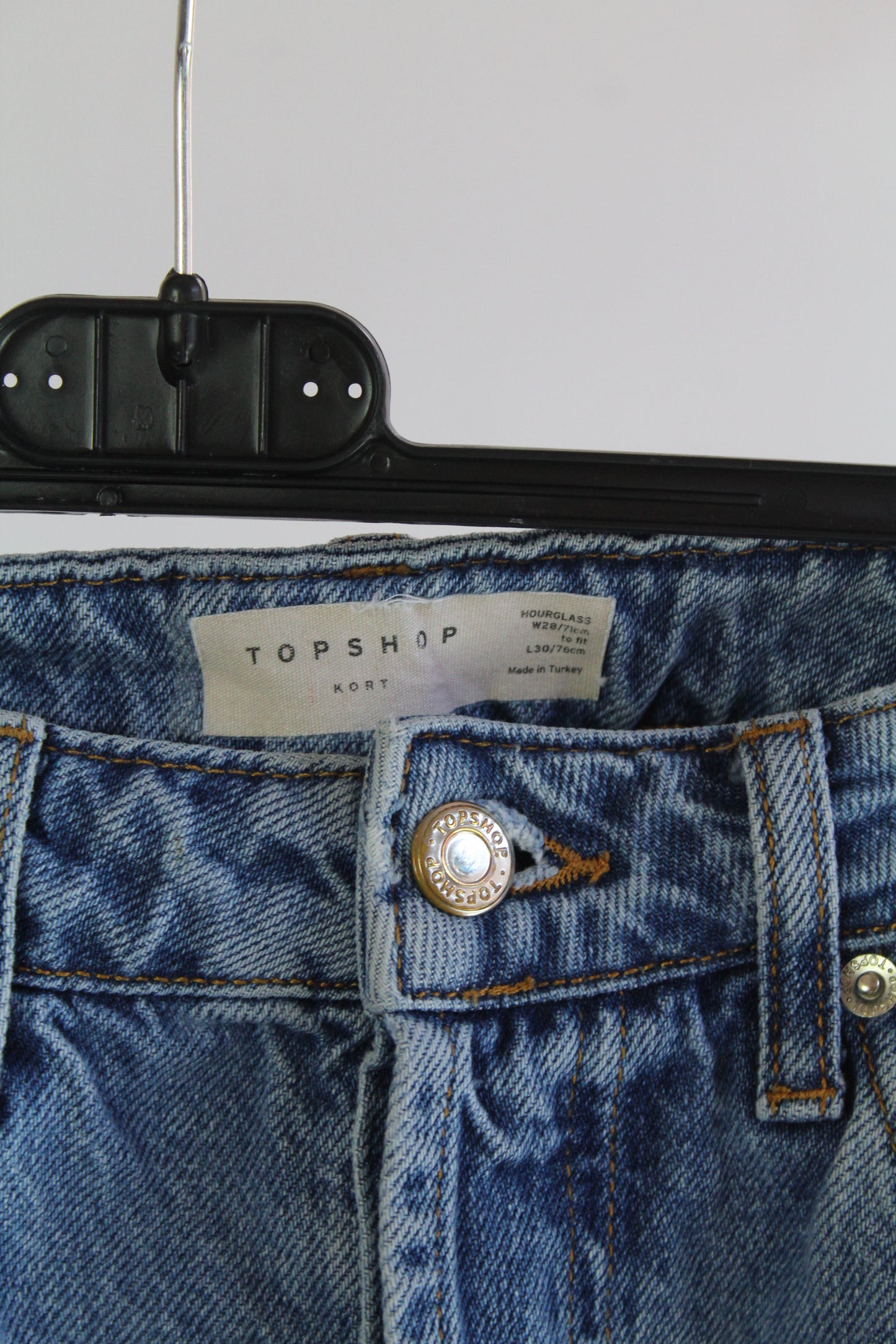 TopShop Kort Collection Medium Wash Denim Size W28 L30