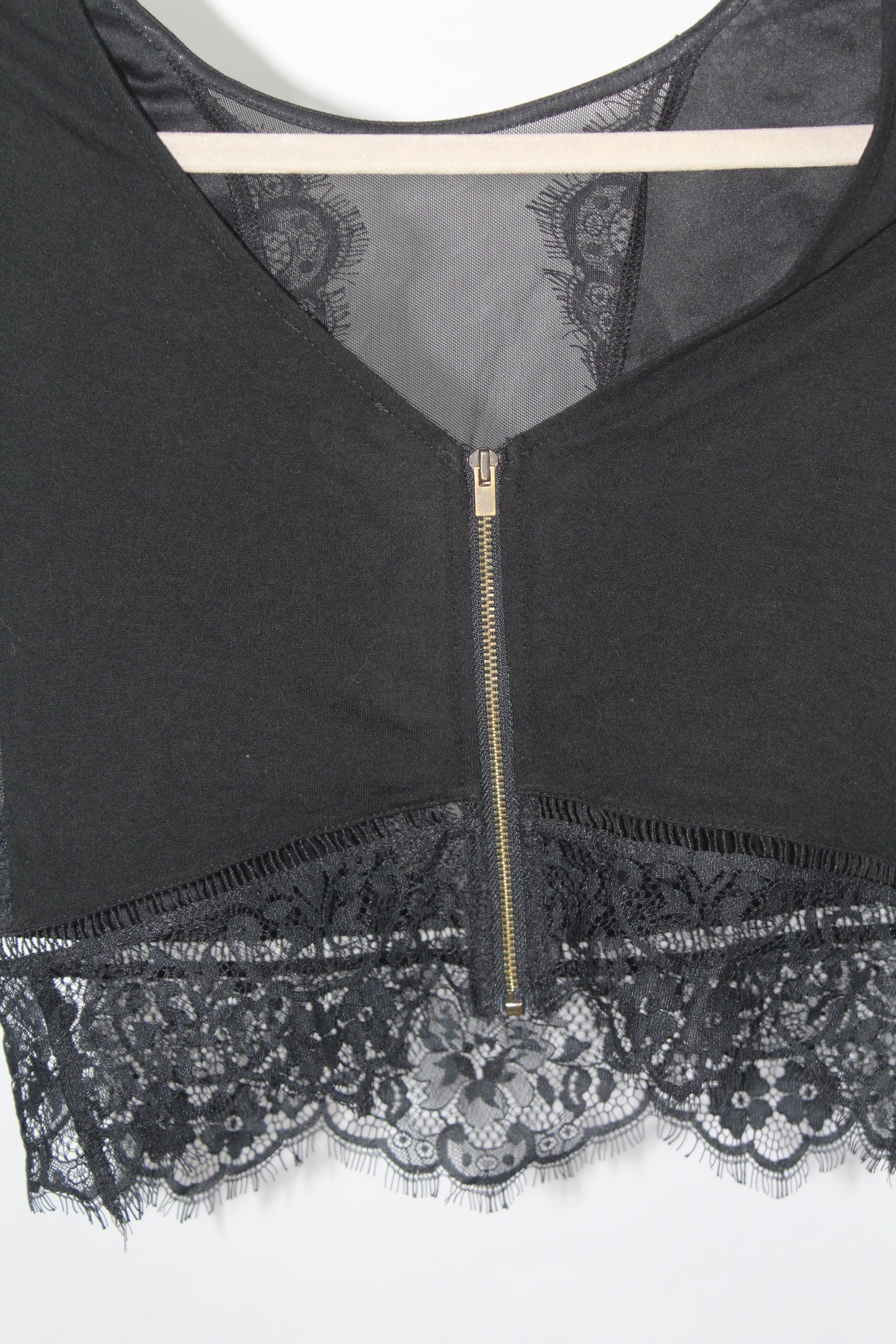 Women's Express Black Crop Top Size XS