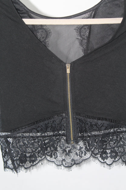 Women's Express Black Crop Top Size XS