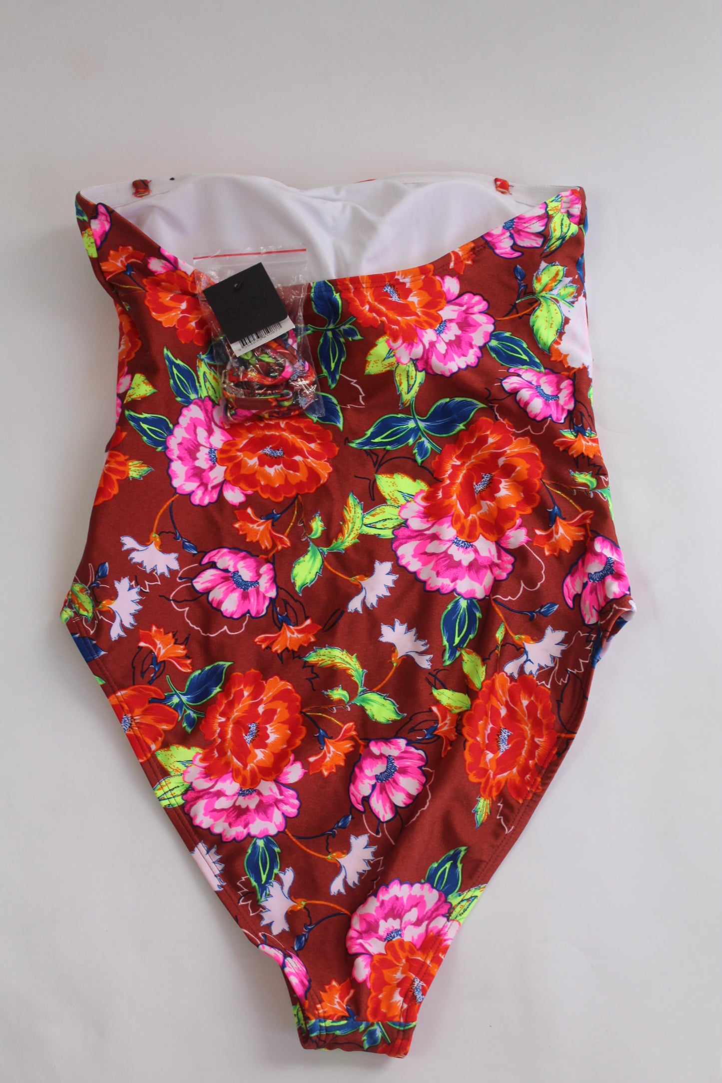 Cotton On Floral One Piece Bathing Suit - Thrifted New - Size Medium